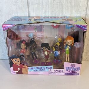 Disney The Proud Family Louder And Prouder Penny Proud & Crew Figurines Toy Set